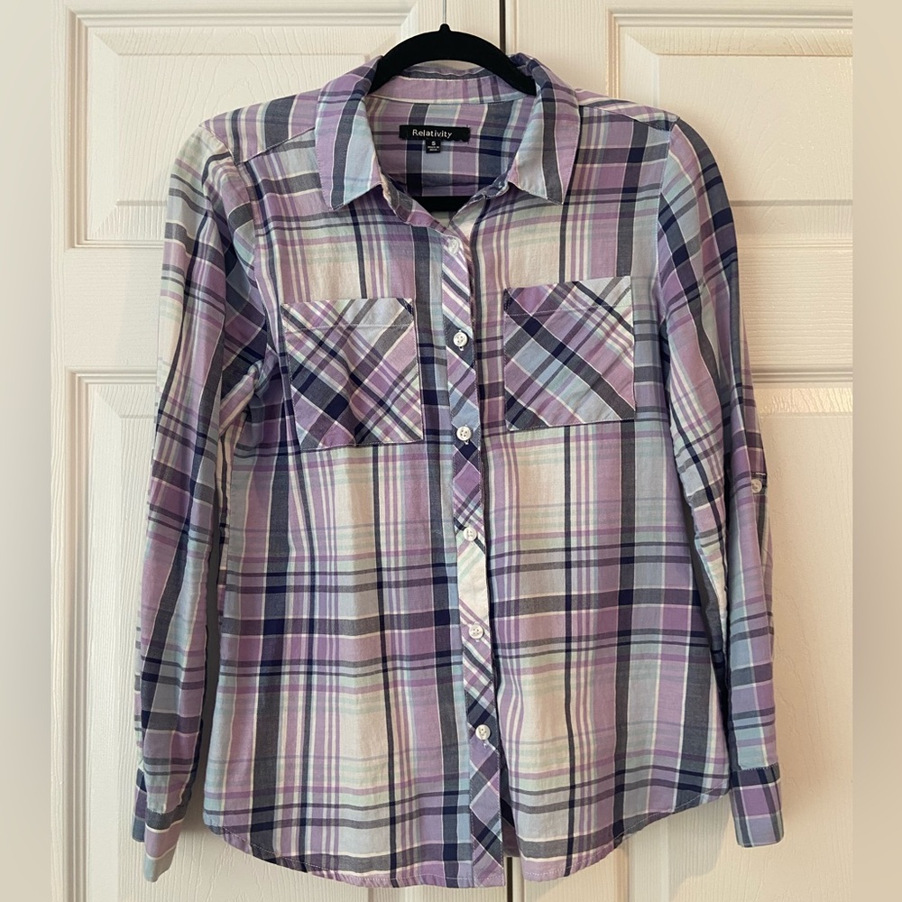 Plaid Button Down Shirt